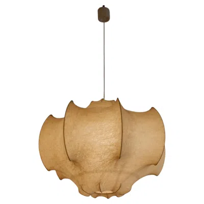 Pre-owned Flos 'viscontea' Chandelier By Achille And Pier Giacomo Castiglioni, Italy C1960 In Brown