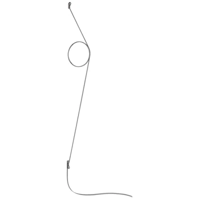 Pre-owned Flos Wirering Wall Light In Grey And Black By Formafantasma In Gray