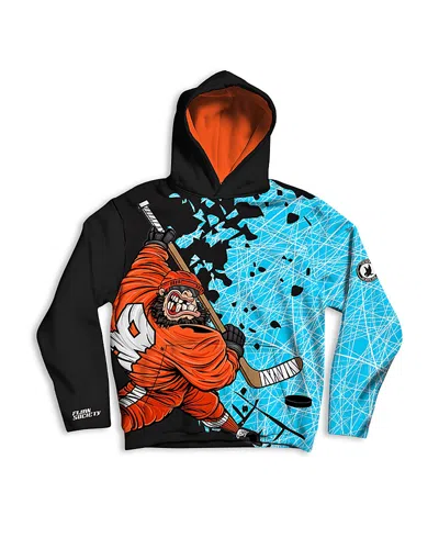 Flow Society Boys' Angry Hockey Hoodie - Big Kid In Multi