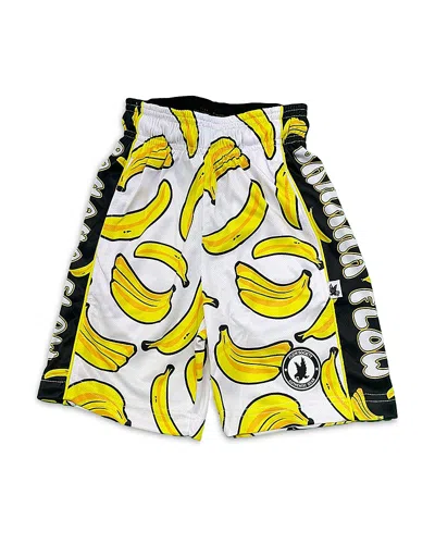Flow Society Boys' Banana Flow Shorts - Big Kid In White/yellow