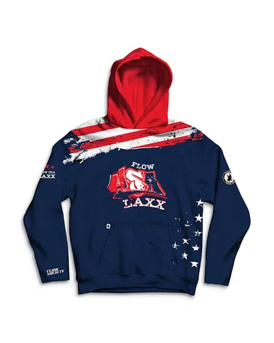 Flow Society Boys' Flow Laxx Usa Hoodie - Little Kid, Big Kid In Navy