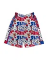 Flow Society Boys' Kaboom Shorts - Big Kid In Red/white