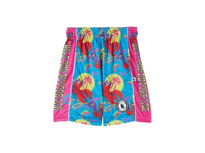 Flow Society Boys Lobster Lax Shorts (little Kid/big Kid) Boy's Shorts Blue : Sm (big Kid), Polyester