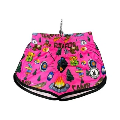 Flow Society Kids' Girls' Camp Lacrosse Shorts In Pink