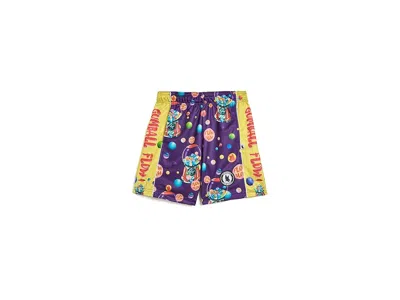 Flow Society Gumball Flow Mid-length Shorts (little Kid/big Kid) Boy's Shorts Purple : Sm (7-8 Big Kid) 4, Polyes In Multi