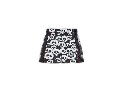 Flow Society Original Panda Flow Mid-length Shorts (little Kid/big Kid) Boy's Shorts Black/white : Xl (14-16 Big 