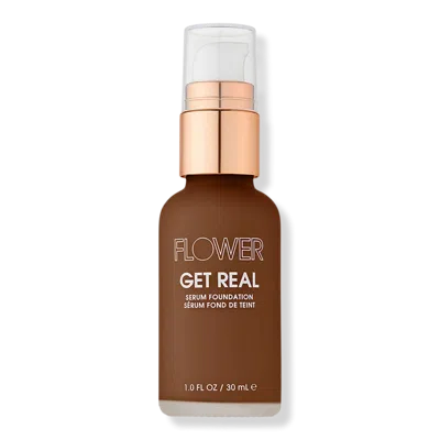 Flower Beauty Get Real Serum Foundation - Chocolate In Brown