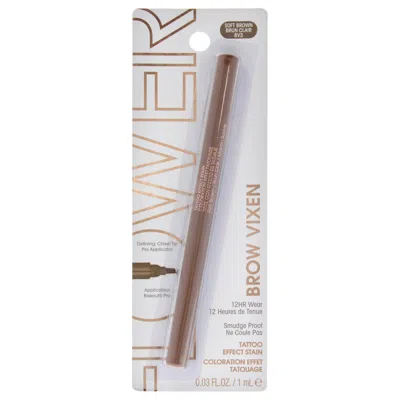 Flower Beauty Ladies Brow Vixen Tattoo Effect Brow Stain 0.03 oz Bv3 Soft Brown Makeup 840797115255