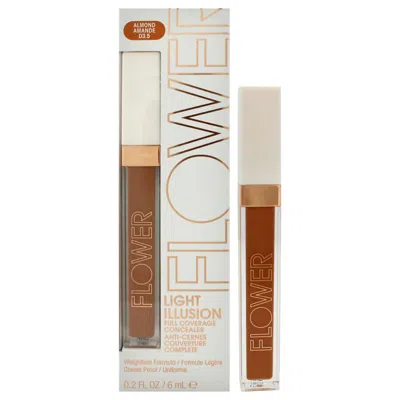 Flower Beauty Ladies Light Illusion Full Coverage Concealer 0.2 oz D3.5 Almond Makeup 840797138032