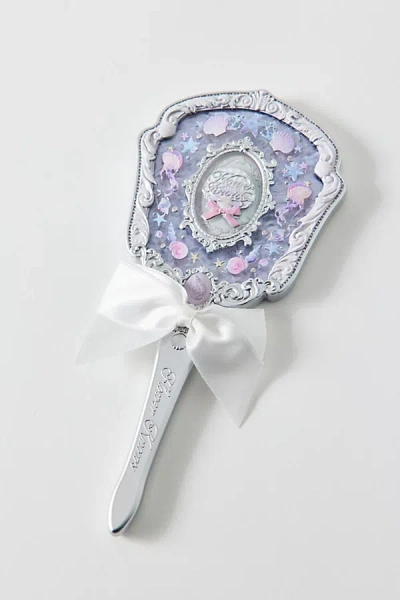 Flower Knows Shell's Jewel Handheld Mirror In Pearly White At Urban Outfitters In Metallic