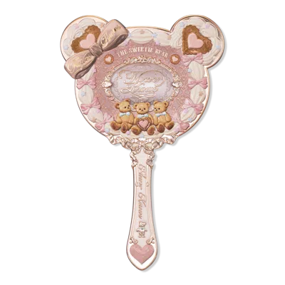 Flower Knows The Sweetie Bear Collection Hand Mirror - Creamy Pink