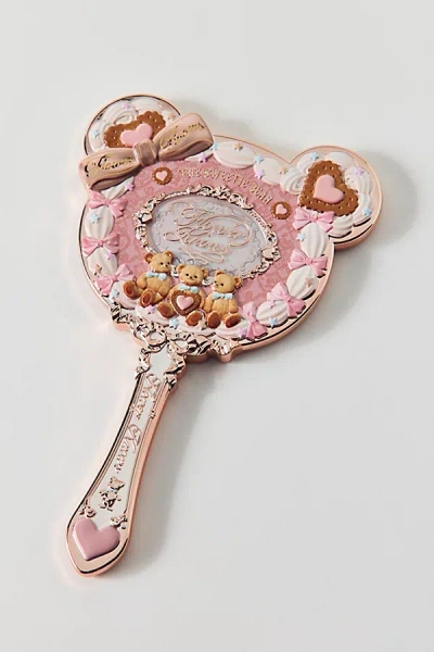 Flower Knows The Sweetie Bear Series Handheld Mirror In Creamy Pink At Urban Outfitters In Multi