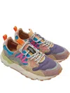 Flower Montain Multi-panelled Lace-up Low-top Sneakers In Neutral