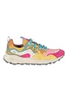 Flower Mountain Yamano 3 Sneakers In Fuxia/beige
