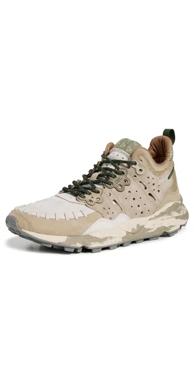 Flower Mountain 10th Anniversary Mw Sneakers Sand Taupe In Brown