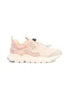 Flower Mountain Beige Sneakers For Girl In Multi