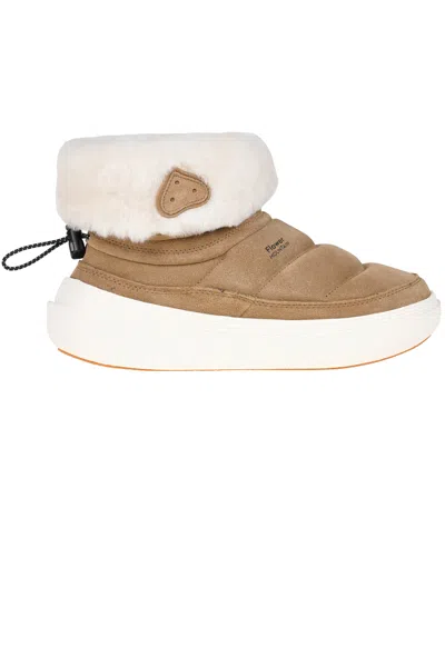Flower Mountain Fami Mid Ankle Boots In White