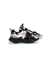 Flower Mountain Faux-fur Panelled Sneakers In 褐色