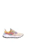 Flower Mountain Sneakers With Multicolored Suede Inserts In Multi