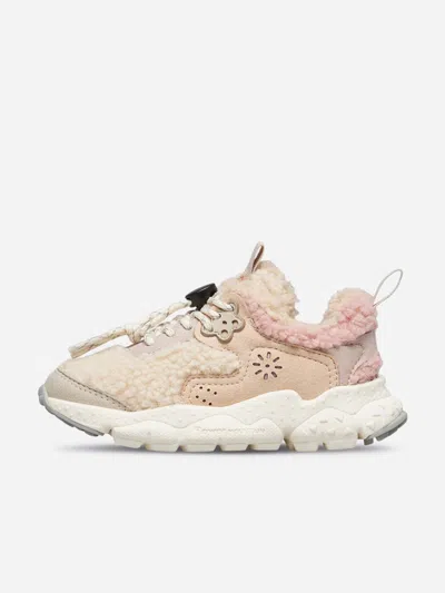Flower Mountain Kids'  Girls Doi Trainers In Pink