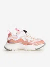 Flower Mountain Girls Metallic Yamano 3 Trainers In Pink
