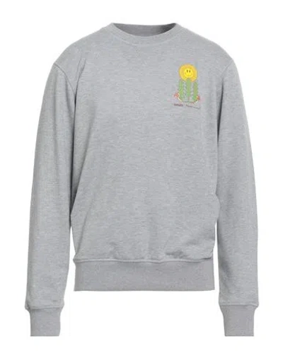 Flower Mountain Hikerdelic Man Sweatshirt Grey Size Xl Cotton, Polyester In Gray