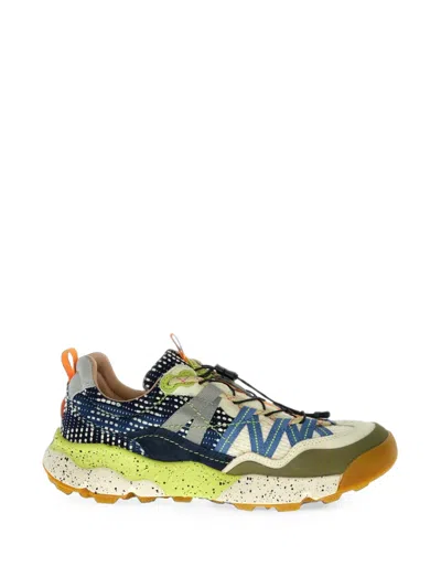 Flower Mountain Iwano 2 Sashiko Sneakers In Multi