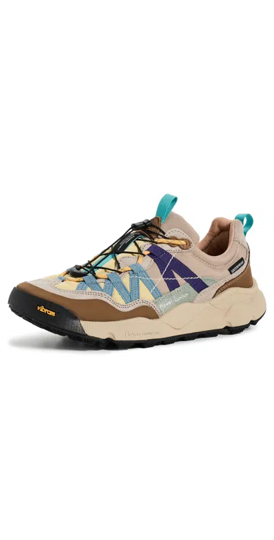 Flower Mountain Iwano 2 Uni Hiking Sneakers Brown/beige/taupe In Neutral