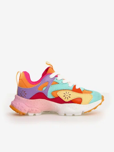 Flower Mountain Kids Saburo Trainers In Multi
