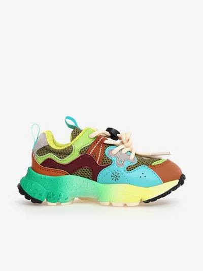 Flower Mountain Kids Yamano 3 Trainers In Multi