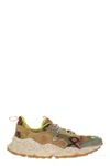 Flower Mountain Kotetsu Sneakers In Suede And Technical Fabric