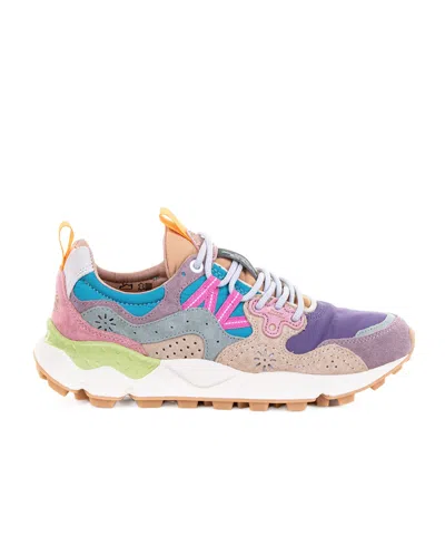 Flower Mountain Laced Sneakers In Multicolor