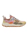 Flower Mountain Laced Sneakers In Nude