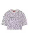 FLOWER MOUNTAIN LEOPARD-PRINT T-SHIRT
