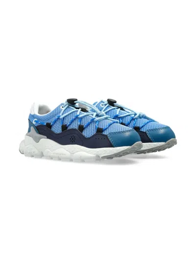 Flower Mountain Logo-print Sneakers In 蓝色