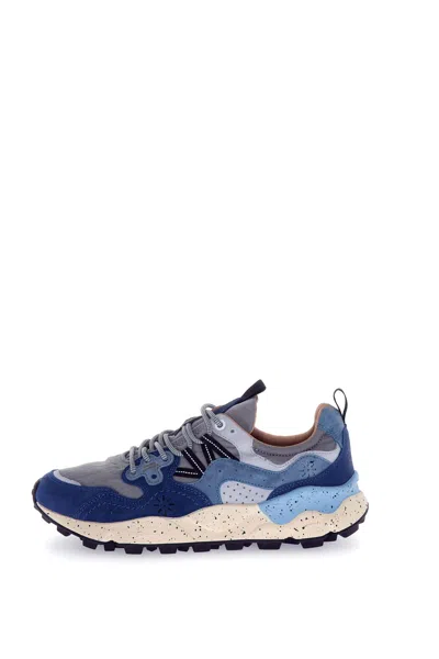 Flower Mountain Men's Sneakers  Yamano 3 - 2017816 01 2c73 Light Blue Deep Oil
