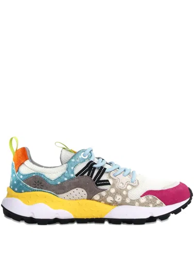 Flower Mountain Multi-panelled Patterned Trainers
