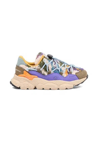 Flower Mountain Multicolor Sneakers For Kids