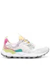 Flower Mountain Yamano 3 Light Lilac And White Suede And Nylon Sneakers In Multicolor
