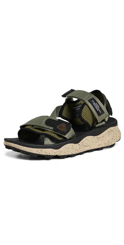 Flower Mountain Nazca Sandals Mesh Military