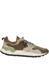 Flower Mountain Yamano 3 Uni Brown And Light Brown Suede And Fabric Sneakers In Brown