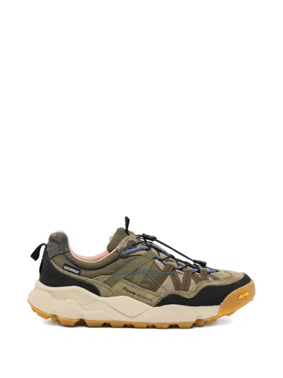 Flower Mountain Panelled Toggle-fastening Sneakers In Multi