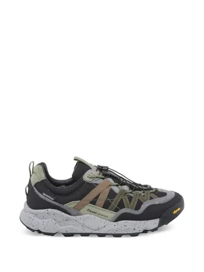 Flower Mountain Panelled Toggle-fastening Sneakers In Multi
