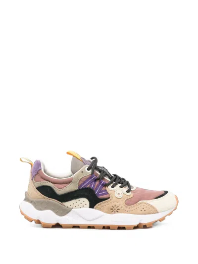 Flower Mountain Perforated Panelled Sneakers In Multi