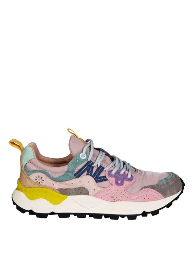 Flower Mountain Pink Yamano 3 Pig Nubuck Sneakers