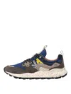 Flower Mountain Panel Design Sneakers In Gray