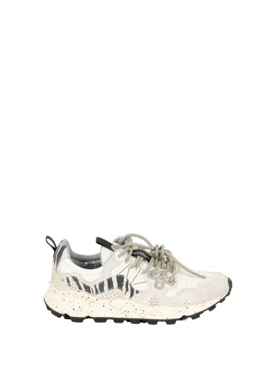 Flower Mountain Sneaker S Yamano 3 Off White/black In Multi