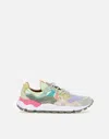 Flower Mountain Playful Textured Sneakers With Unique Lacing System