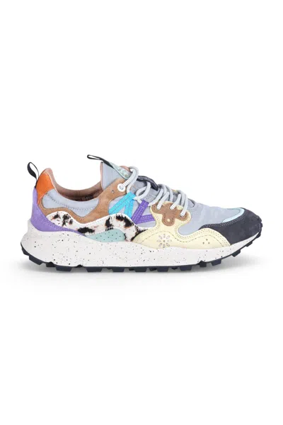 Flower Mountain - Sneakers - 480809 - Grey/arancione In Multi