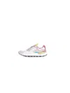 Flower Mountain Sneakers In Bianco Lilla Bianco